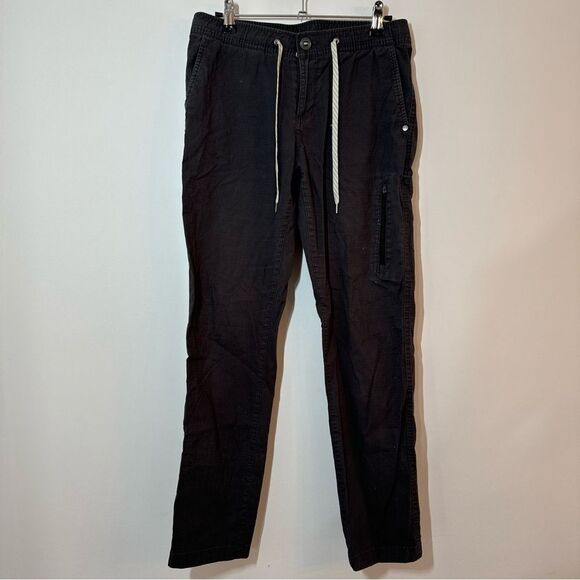 Vuori Pants - Vuori Ripstop in Charcoal Gray Stretch Cotton Pants Women's Size Small FLAWED!!!